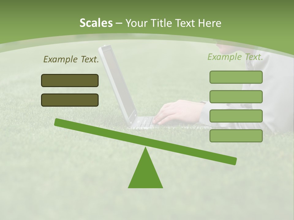 Chill Spring Hand PowerPoint Template