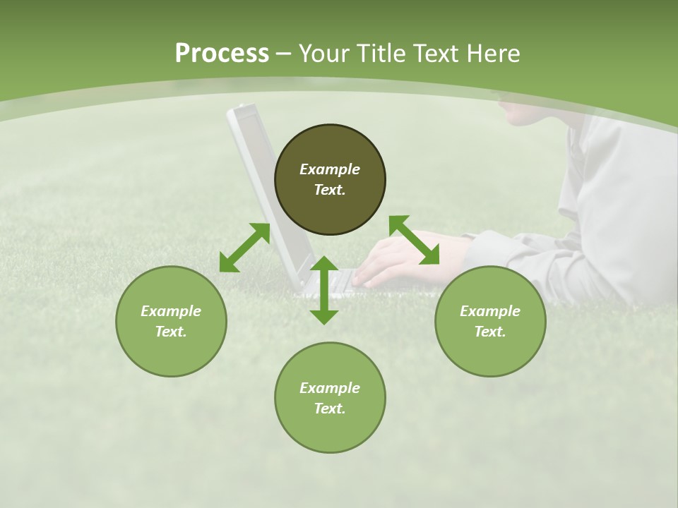 Chill Spring Hand PowerPoint Template