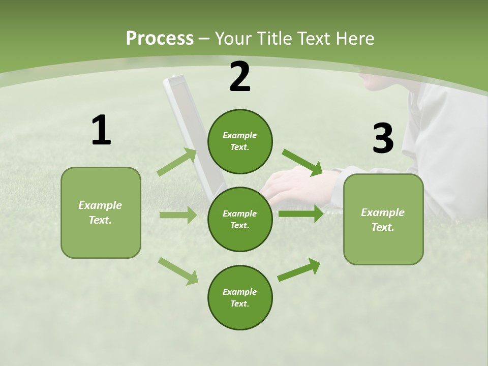 Chill Spring Hand PowerPoint Template