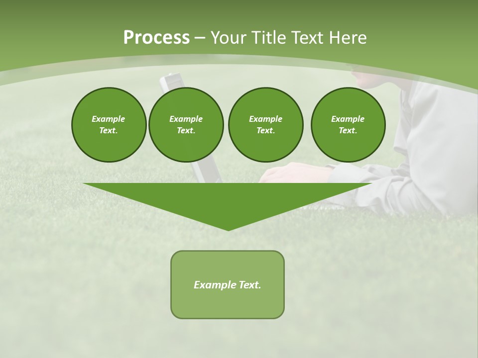 Chill Spring Hand PowerPoint Template