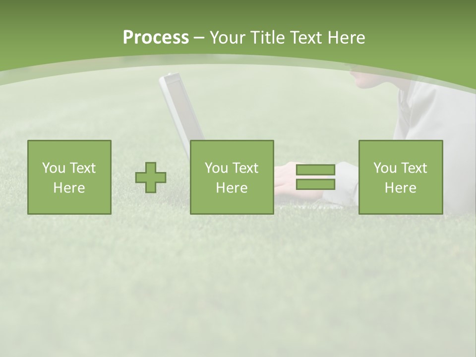 Chill Spring Hand PowerPoint Template