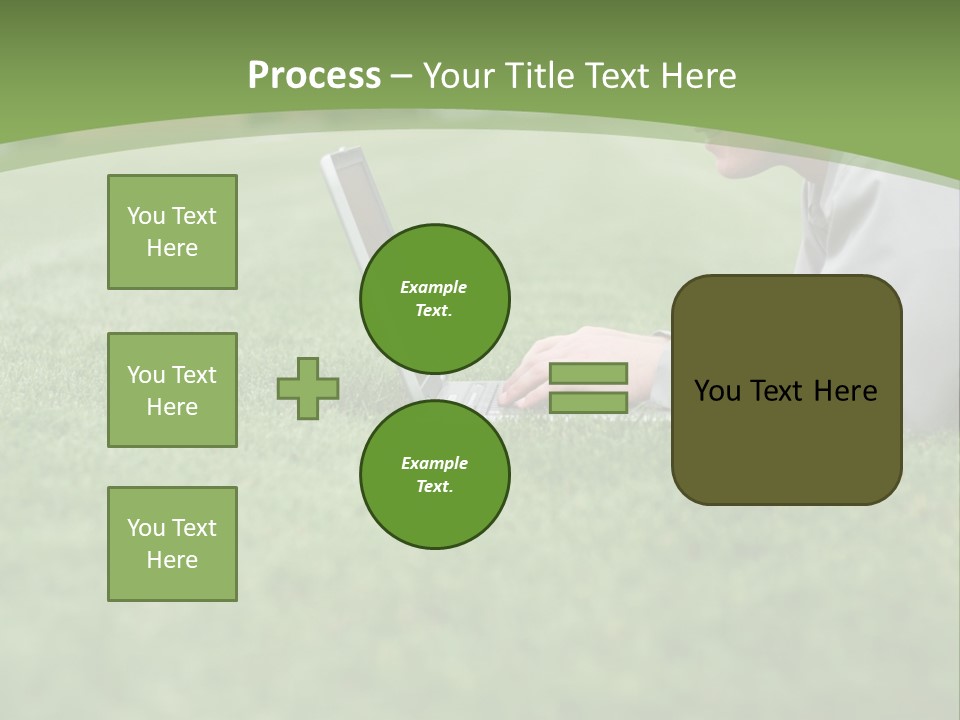 Chill Spring Hand PowerPoint Template