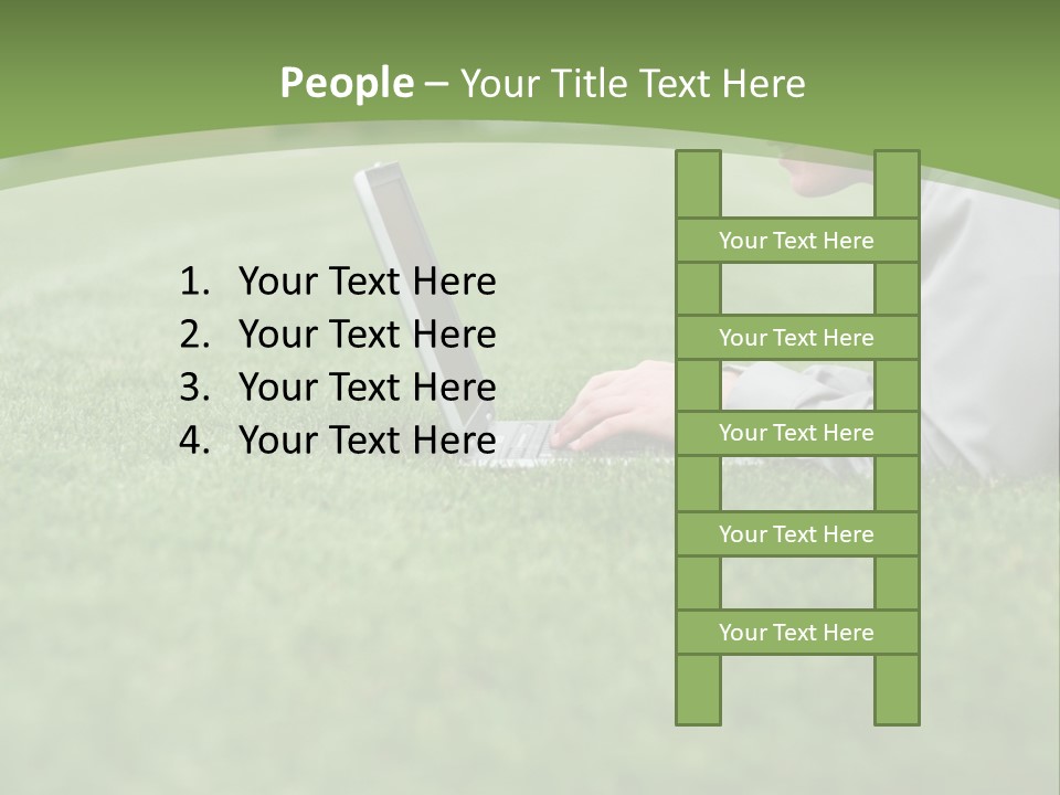 Chill Spring Hand PowerPoint Template