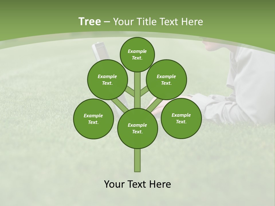 Chill Spring Hand PowerPoint Template