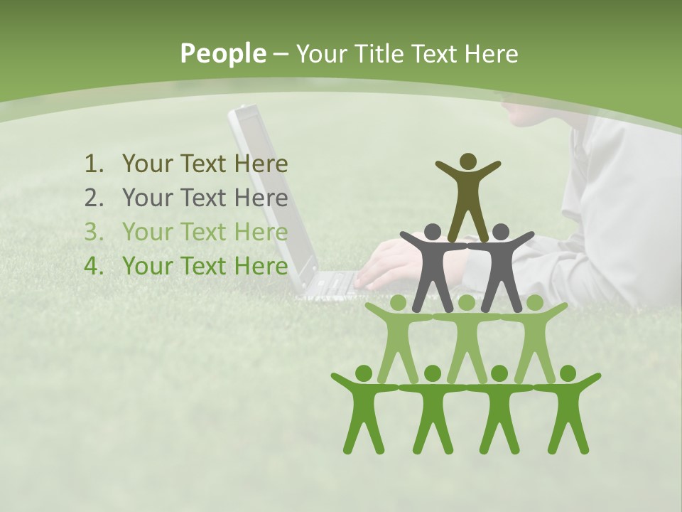 Chill Spring Hand PowerPoint Template