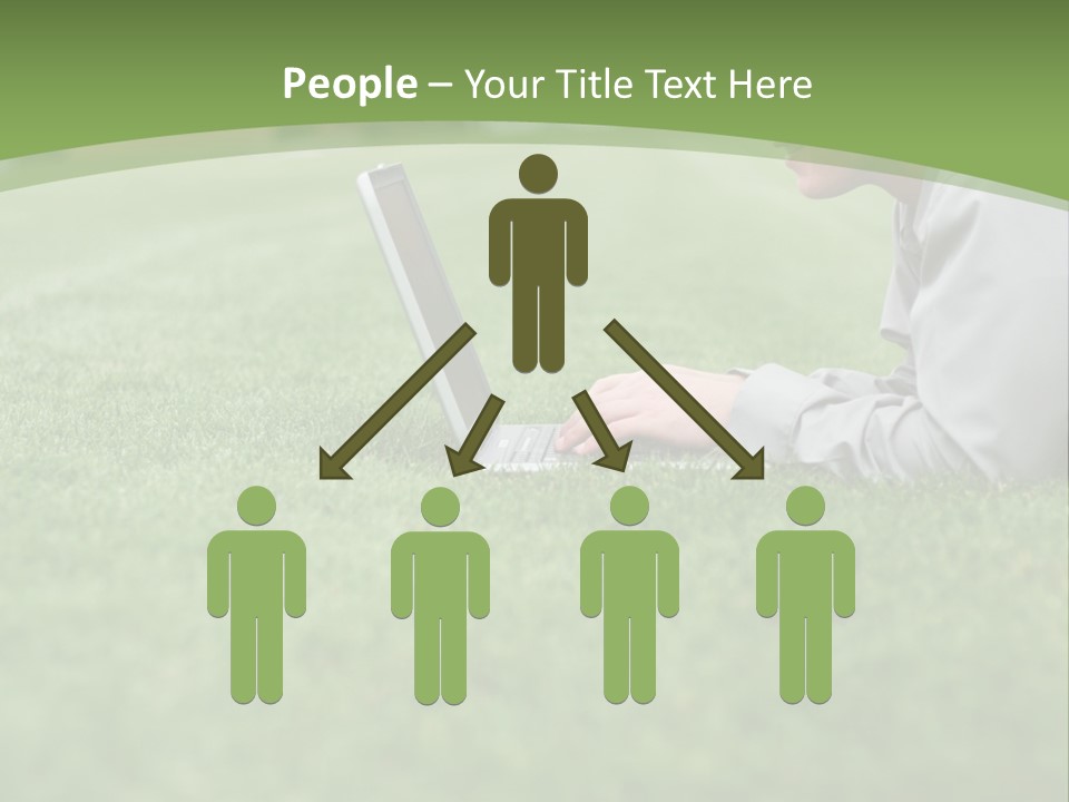 Chill Spring Hand PowerPoint Template