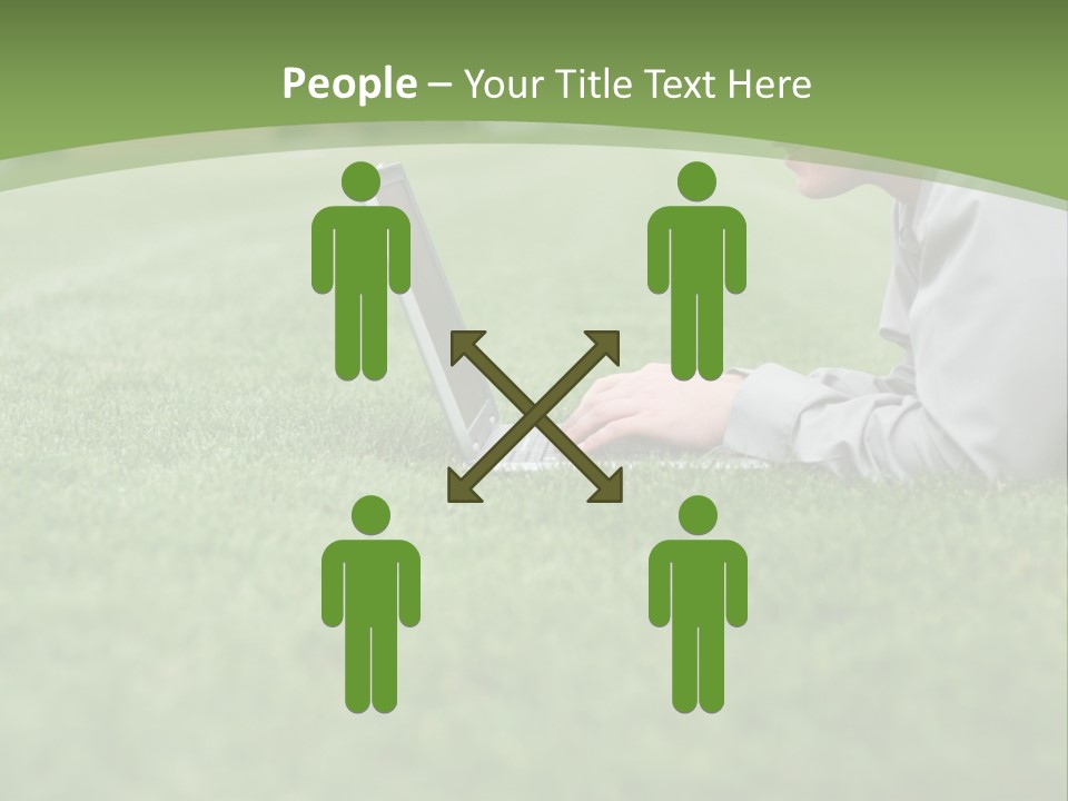 Chill Spring Hand PowerPoint Template