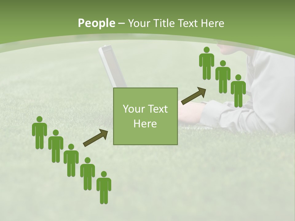 Chill Spring Hand PowerPoint Template