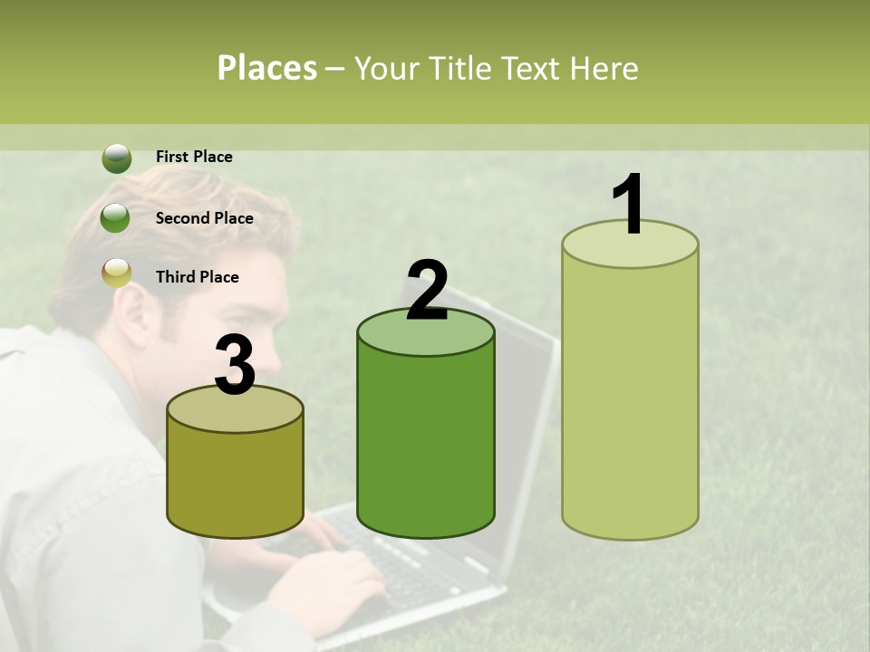 Relax Alone Person PowerPoint Template