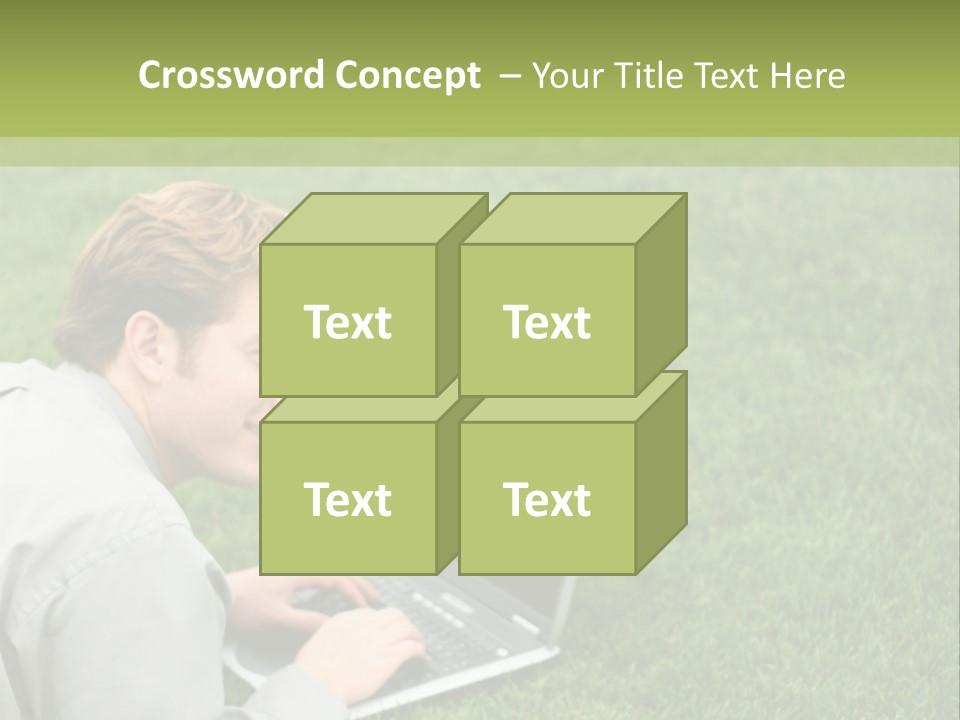 Relax Alone Person PowerPoint Template