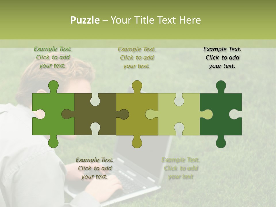 Relax Alone Person PowerPoint Template