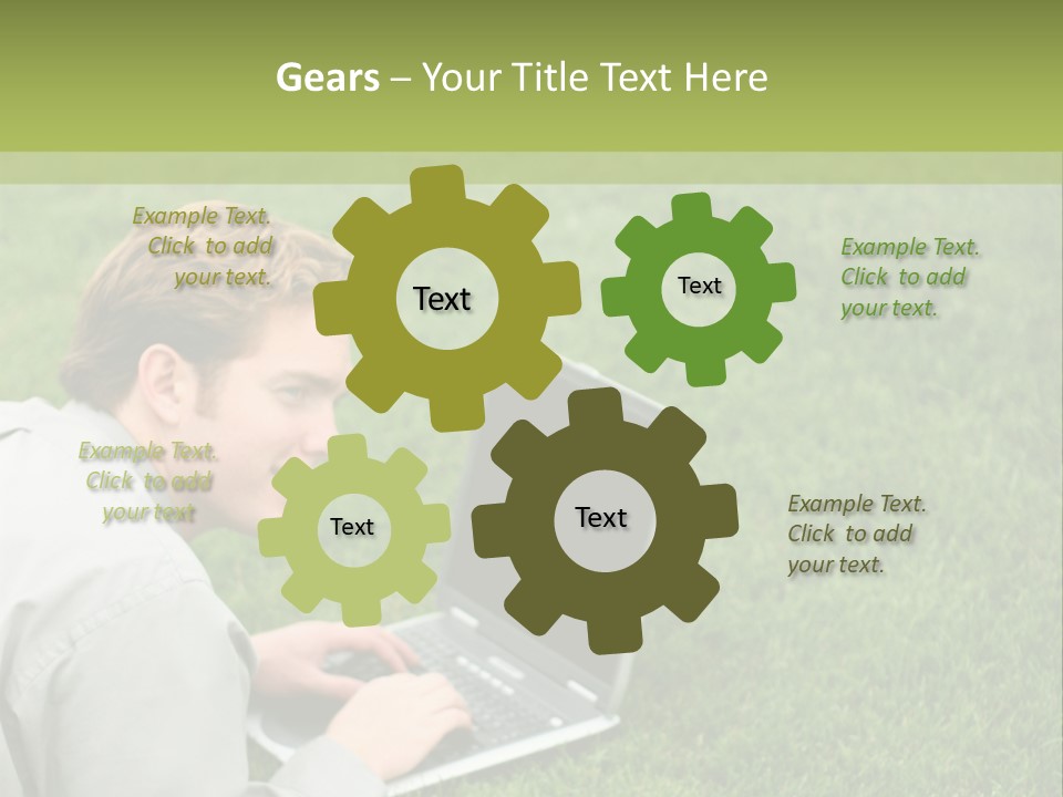 Relax Alone Person PowerPoint Template