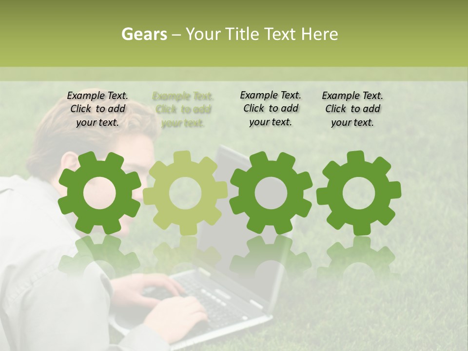 Relax Alone Person PowerPoint Template