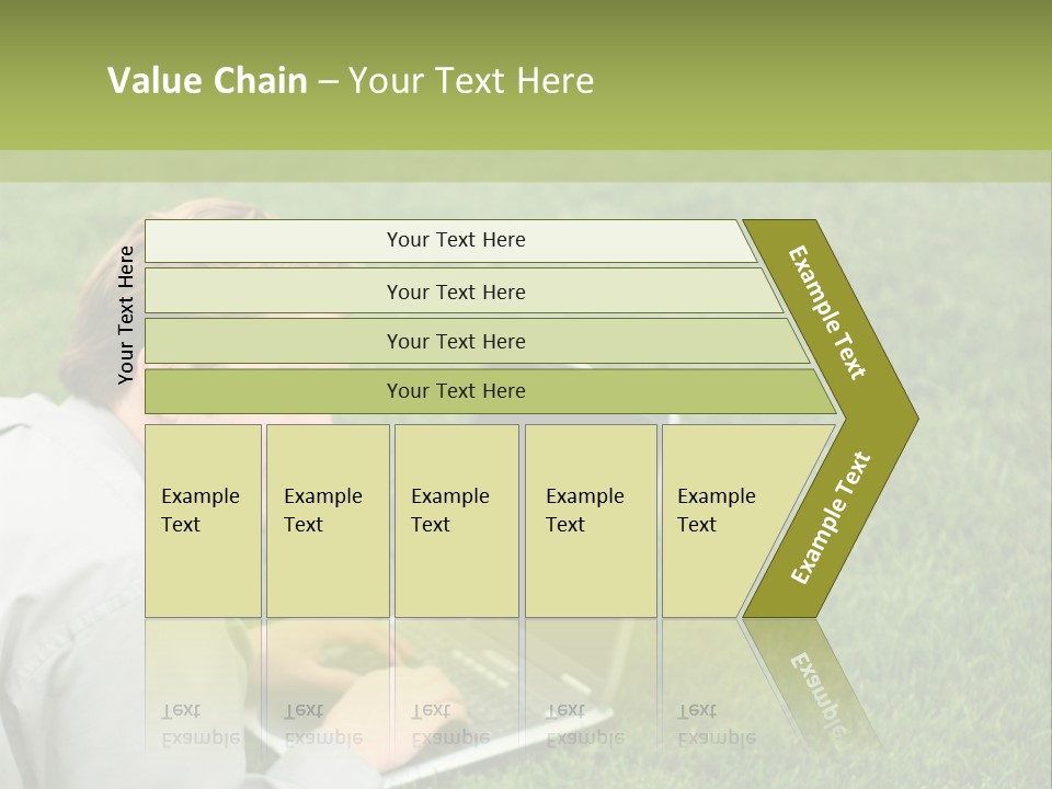 Relax Alone Person PowerPoint Template