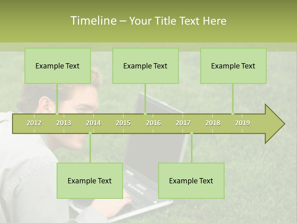 Relax Alone Person PowerPoint Template