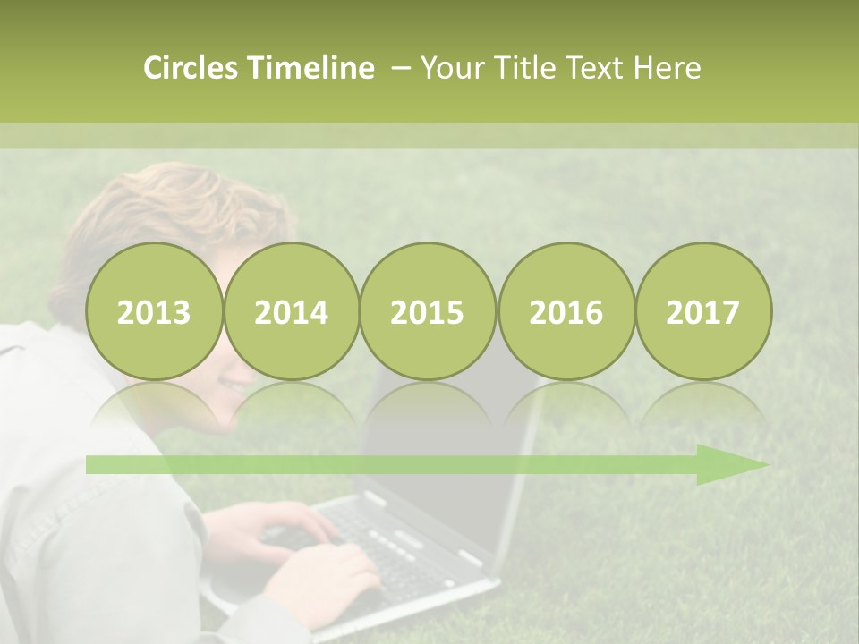 Relax Alone Person PowerPoint Template