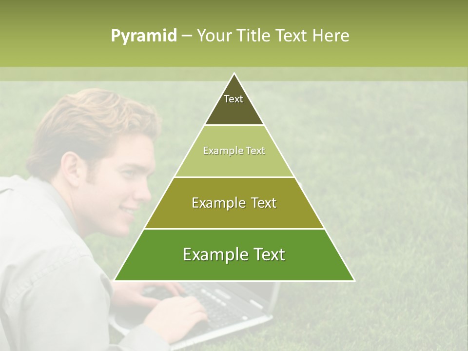 Relax Alone Person PowerPoint Template