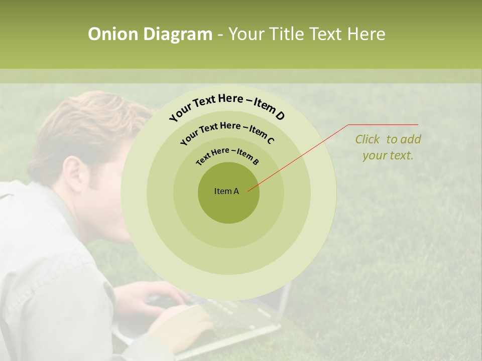 Relax Alone Person PowerPoint Template