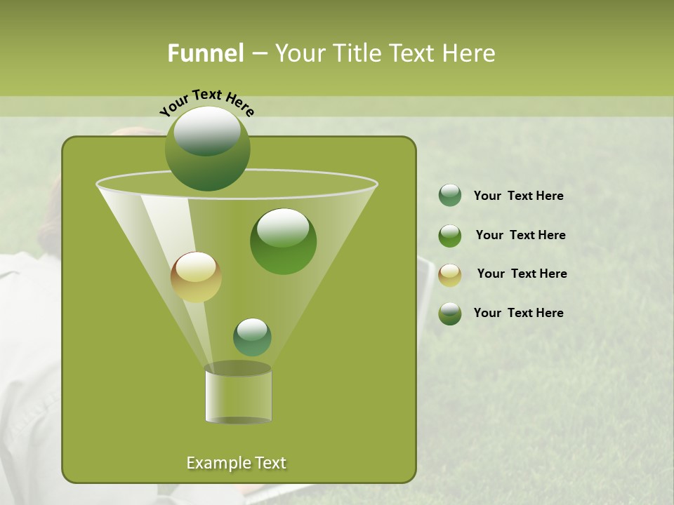 Relax Alone Person PowerPoint Template