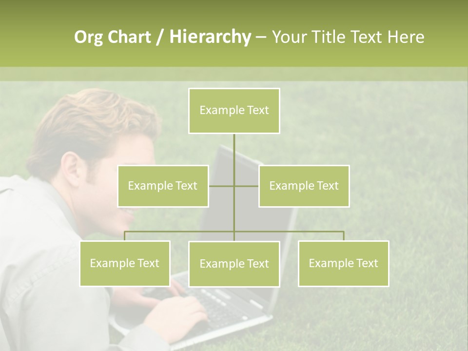 Relax Alone Person PowerPoint Template