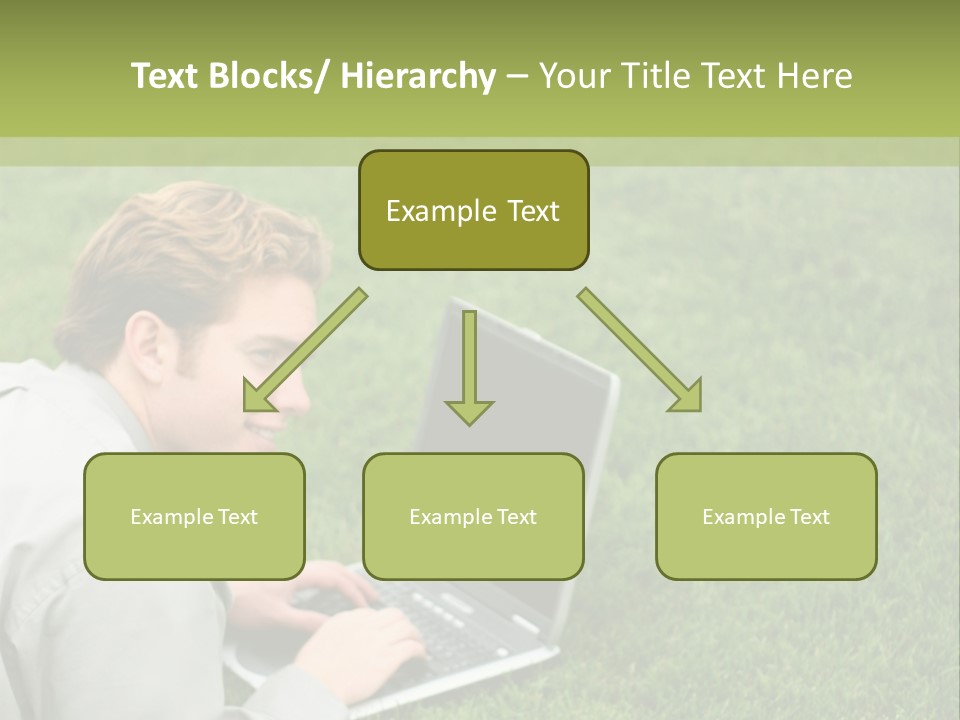 Relax Alone Person PowerPoint Template