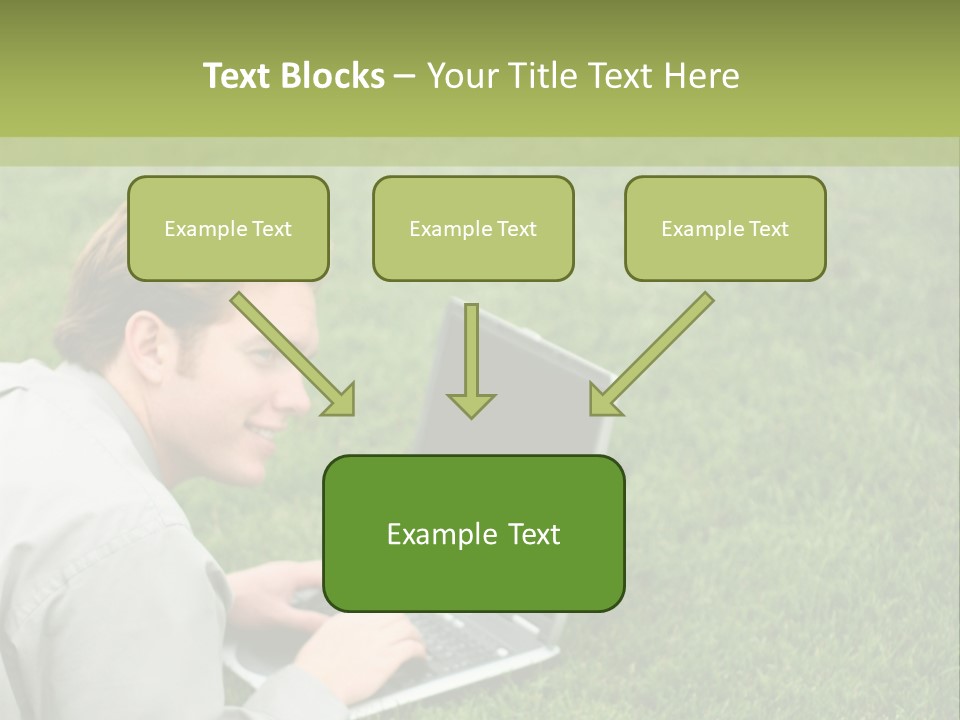 Relax Alone Person PowerPoint Template