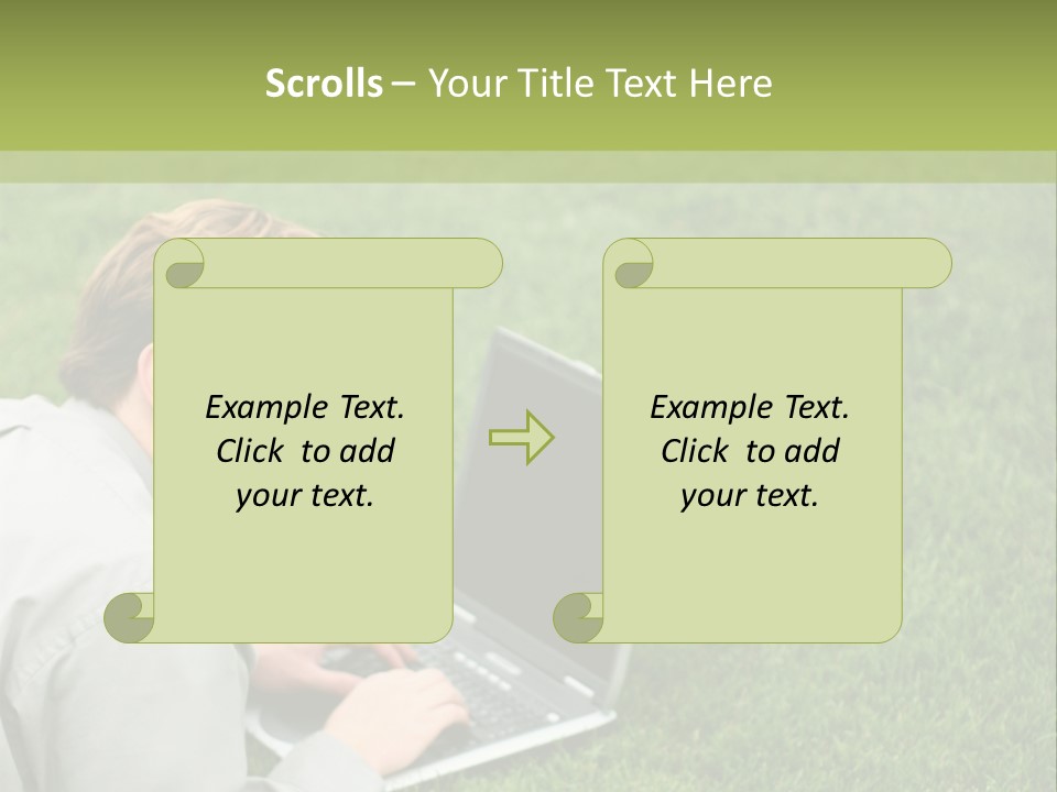 Relax Alone Person PowerPoint Template