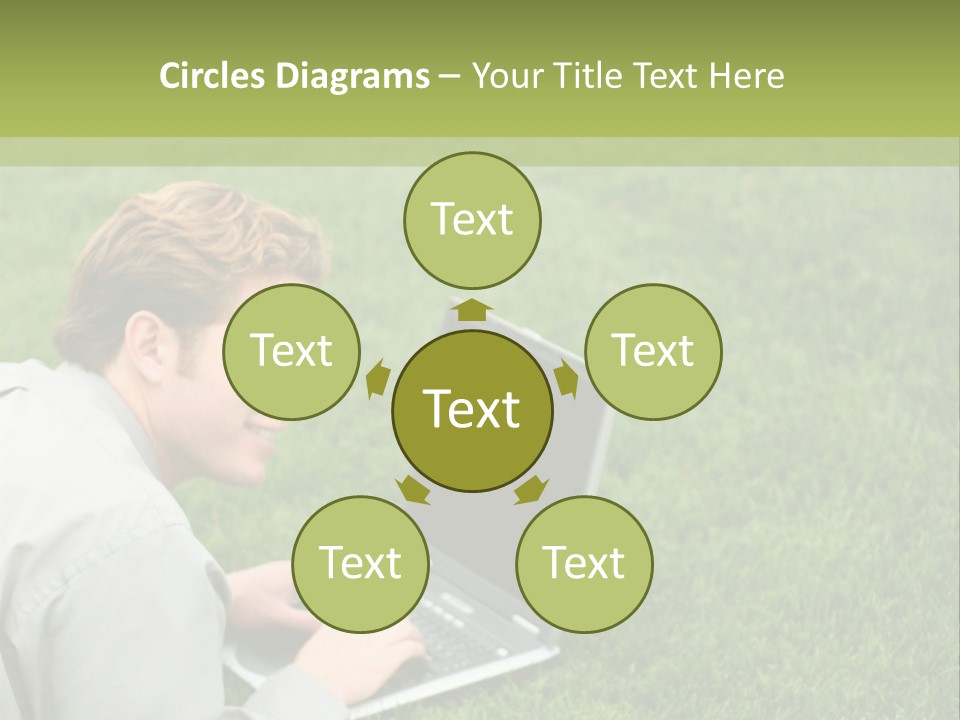 Relax Alone Person PowerPoint Template