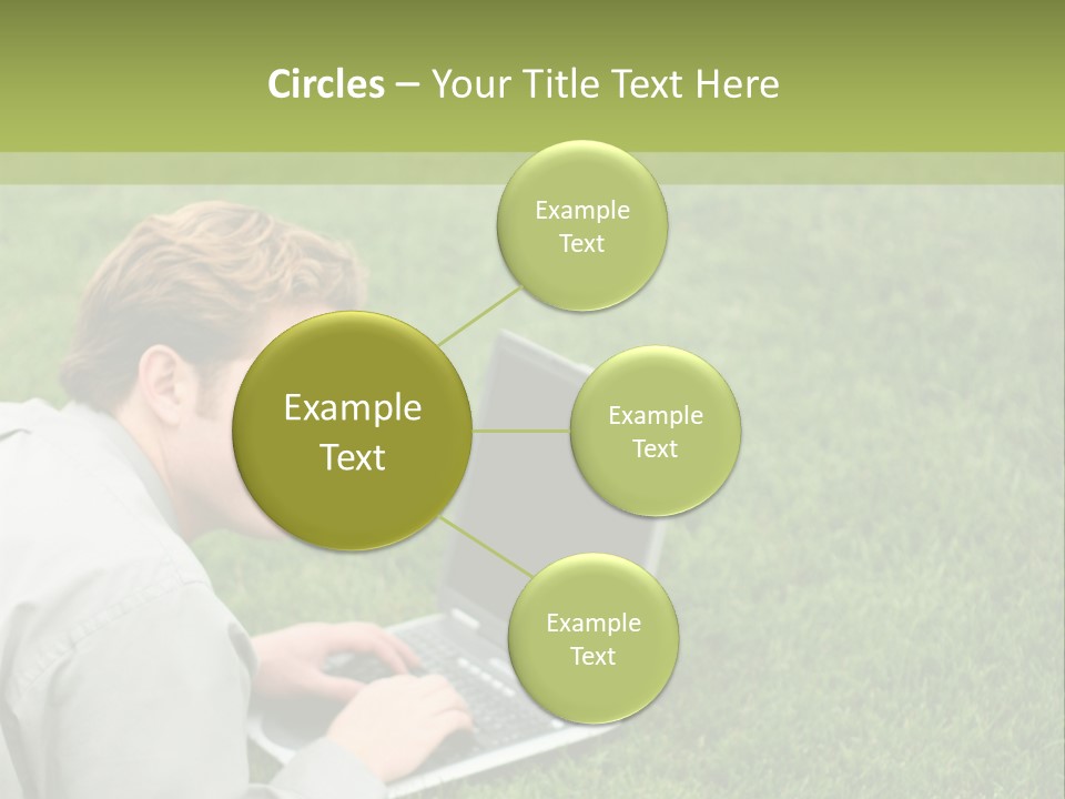 Relax Alone Person PowerPoint Template