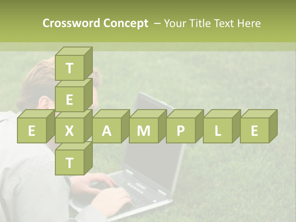 Relax Alone Person PowerPoint Template