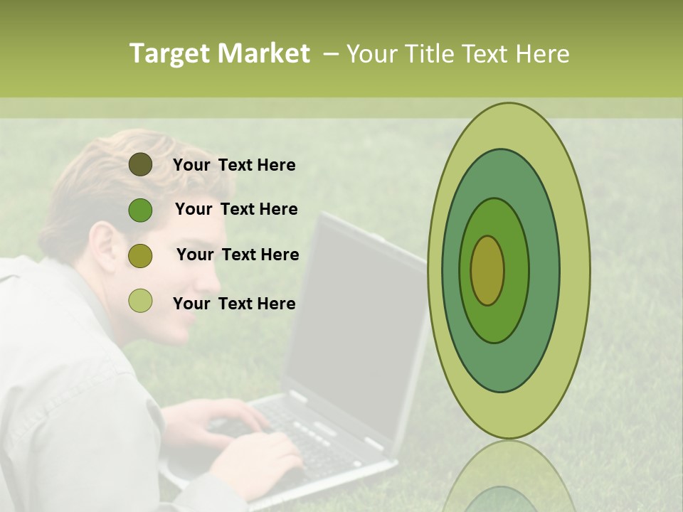 Relax Alone Person PowerPoint Template