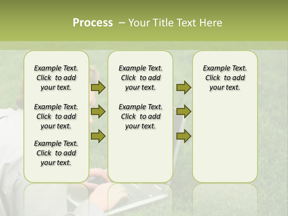 Relax Alone Person PowerPoint Template