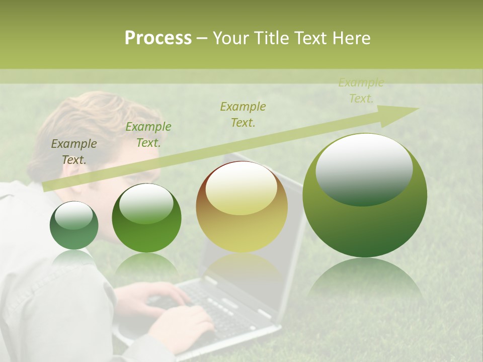 Relax Alone Person PowerPoint Template