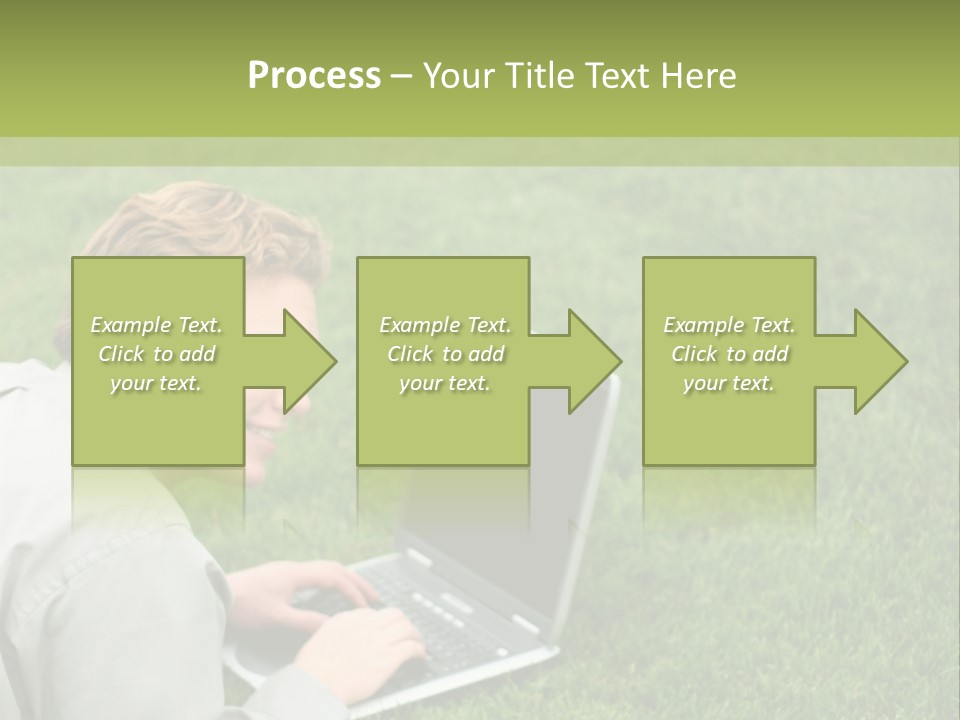 Relax Alone Person PowerPoint Template