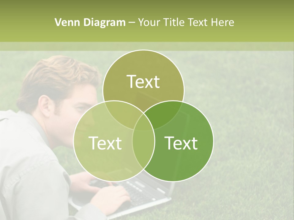 Relax Alone Person PowerPoint Template