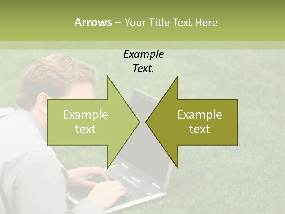 Relax Alone Person PowerPoint Template