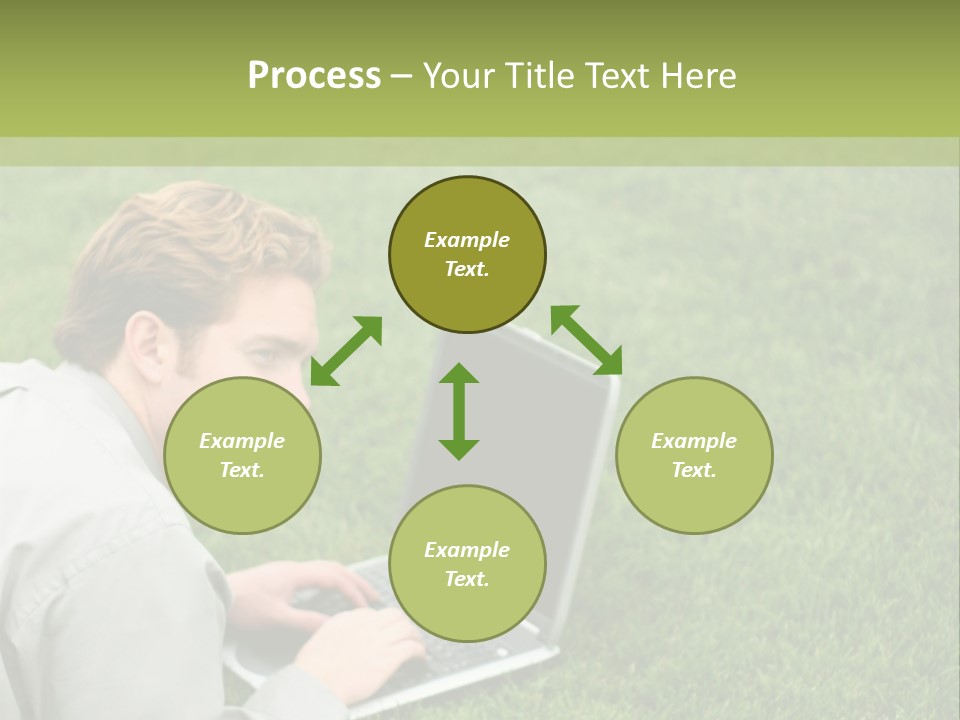 Relax Alone Person PowerPoint Template