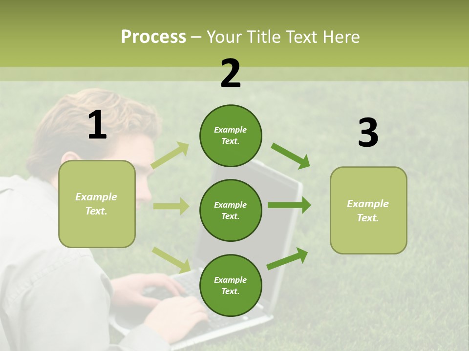 Relax Alone Person PowerPoint Template