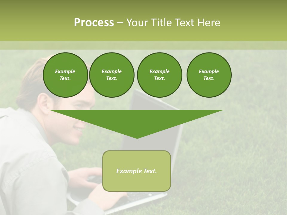 Relax Alone Person PowerPoint Template