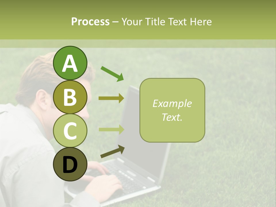 Relax Alone Person PowerPoint Template