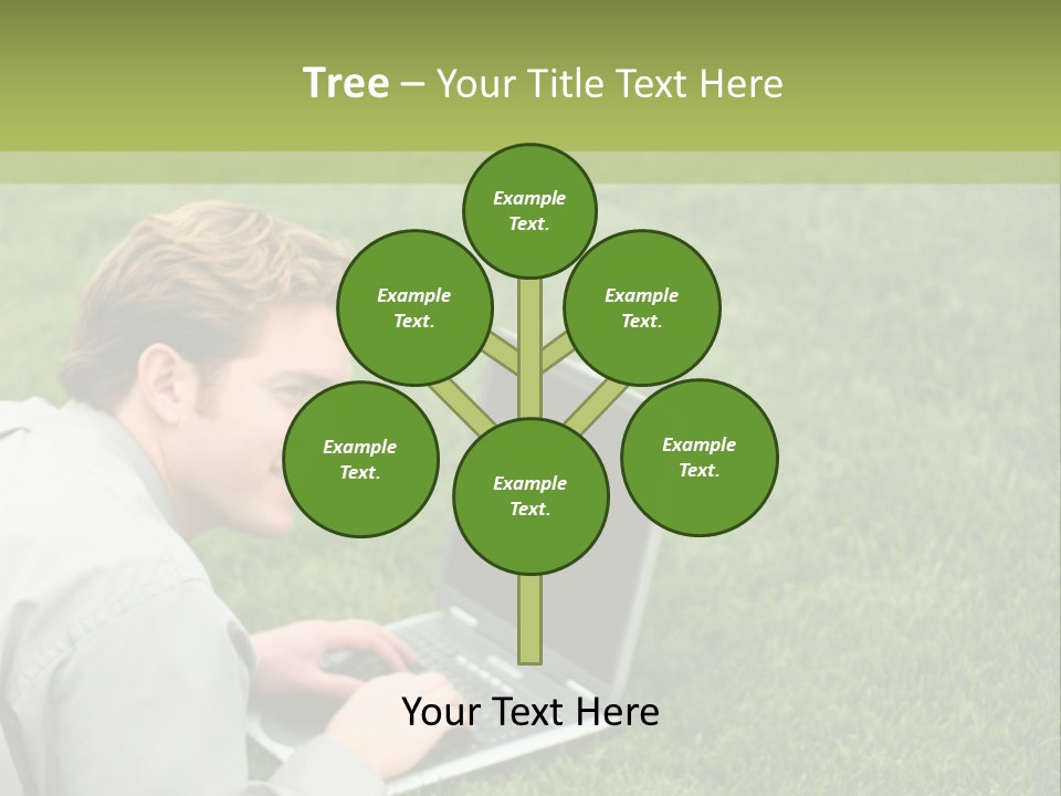 Relax Alone Person PowerPoint Template