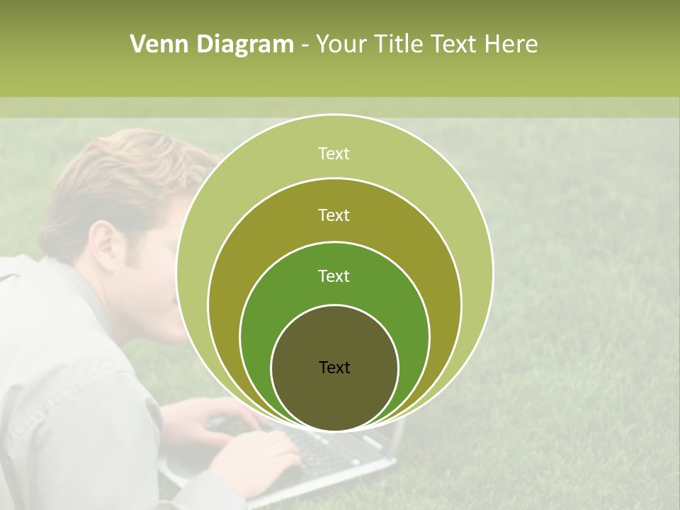 Relax Alone Person PowerPoint Template