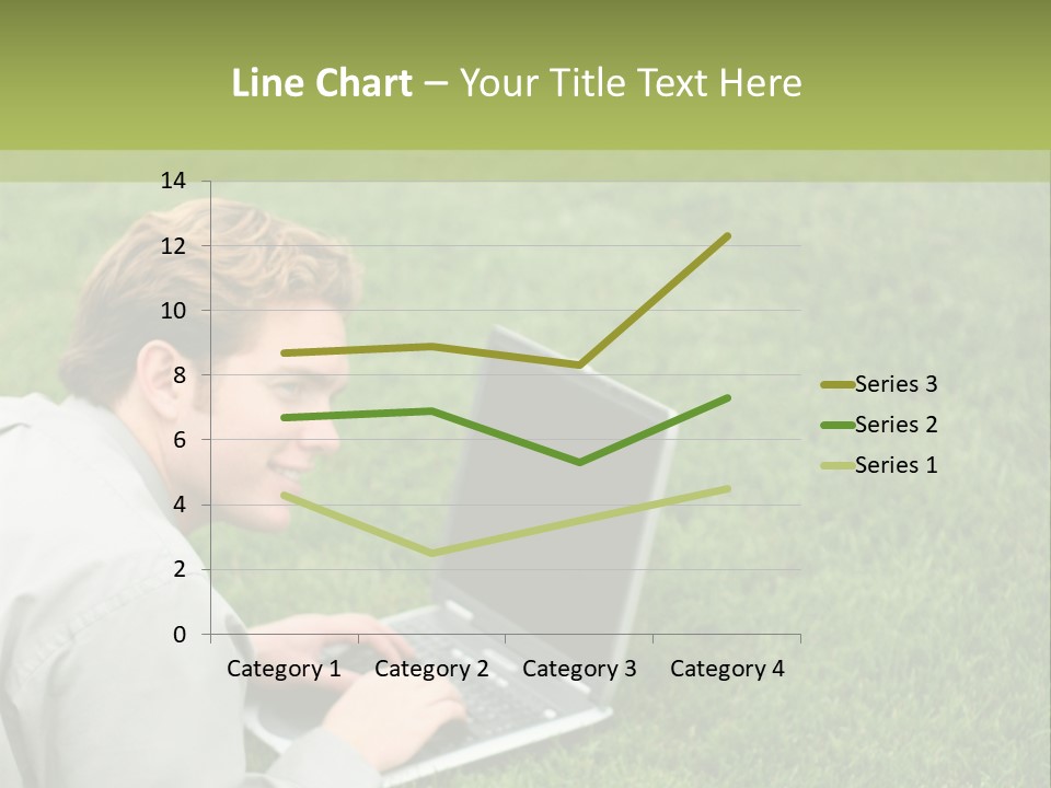 Relax Alone Person PowerPoint Template