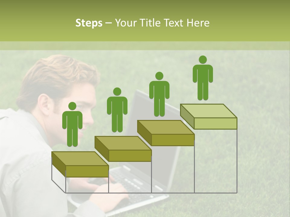 Relax Alone Person PowerPoint Template