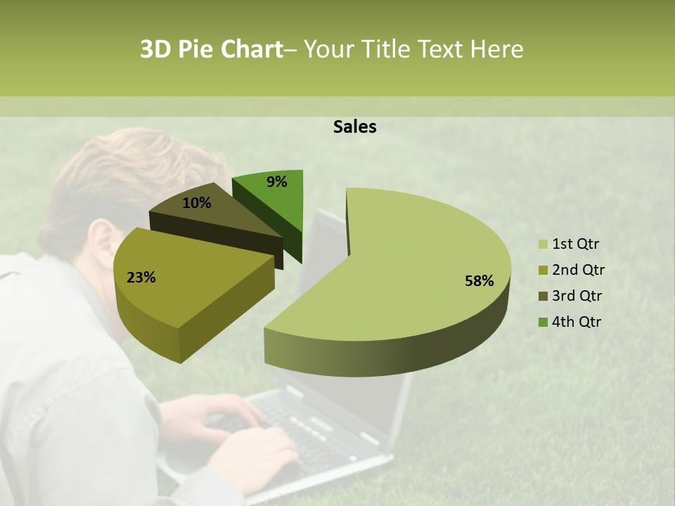 Relax Alone Person PowerPoint Template