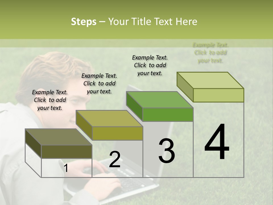Relax Alone Person PowerPoint Template