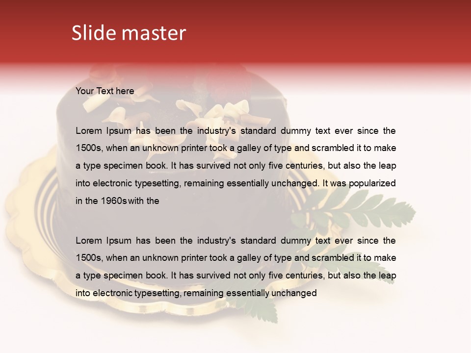 Fruit Pastry Perfect PowerPoint Template