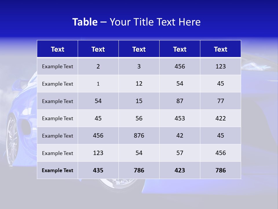 Automobile Furious Event PowerPoint Template