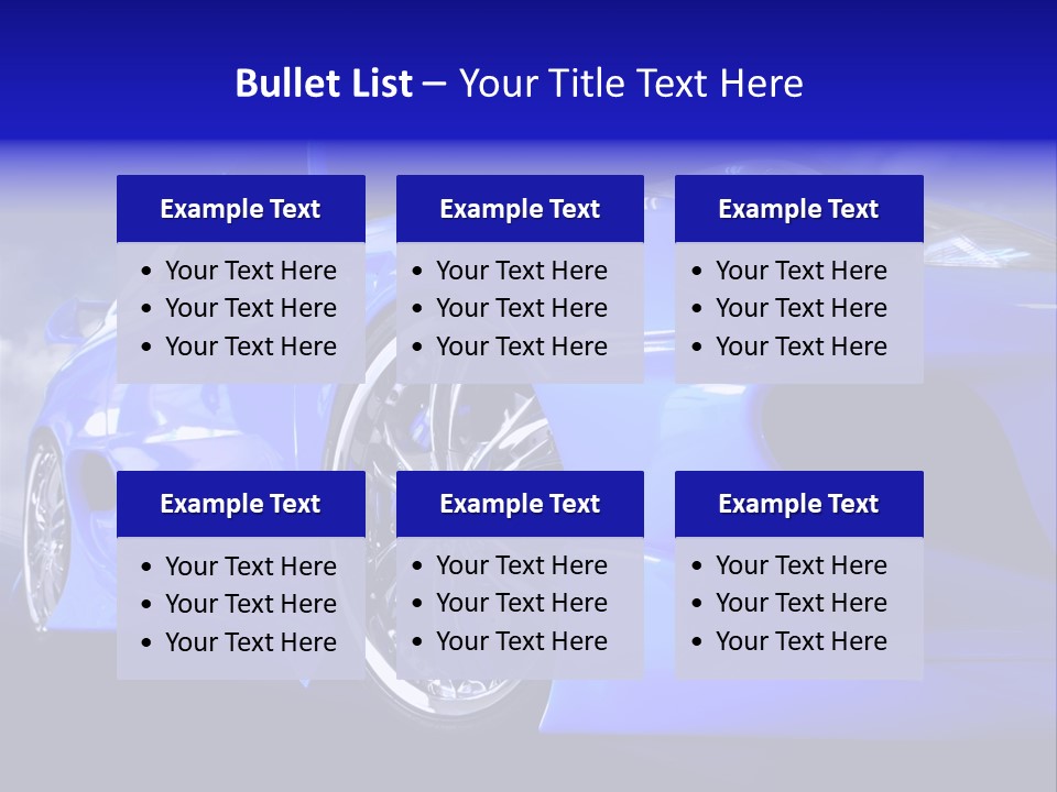 Automobile Furious Event PowerPoint Template