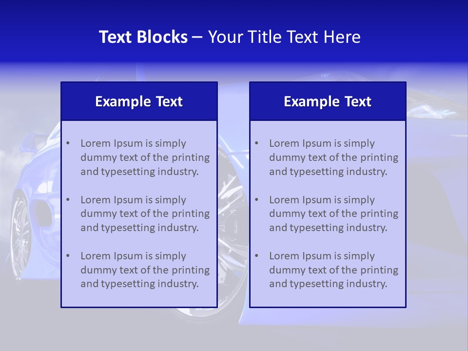 Automobile Furious Event PowerPoint Template